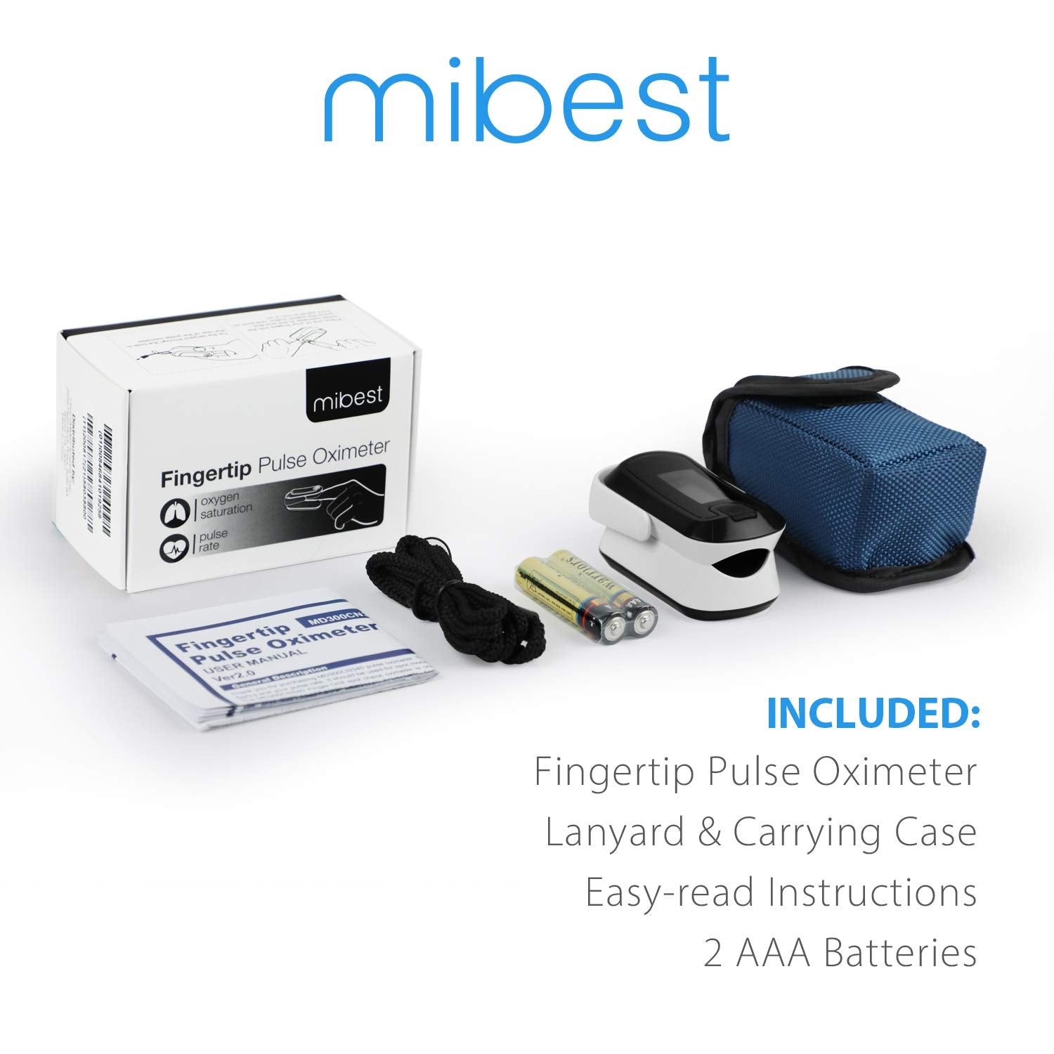 sports and aviation use mibest oximeter