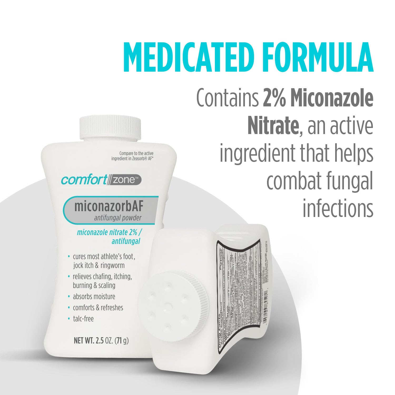 Comfort Zone antifungal powder for athlete's foot jock itch ringworm