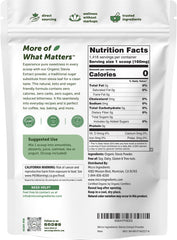 organic stevia green leaf extract powder Reb-A 8 oz