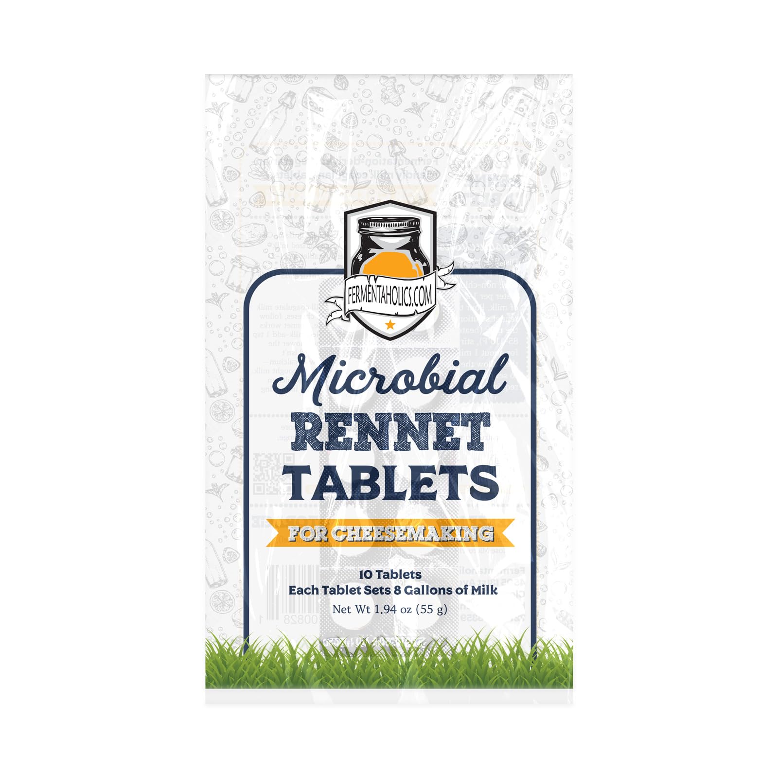 Microbial rennet tablets for cheese making