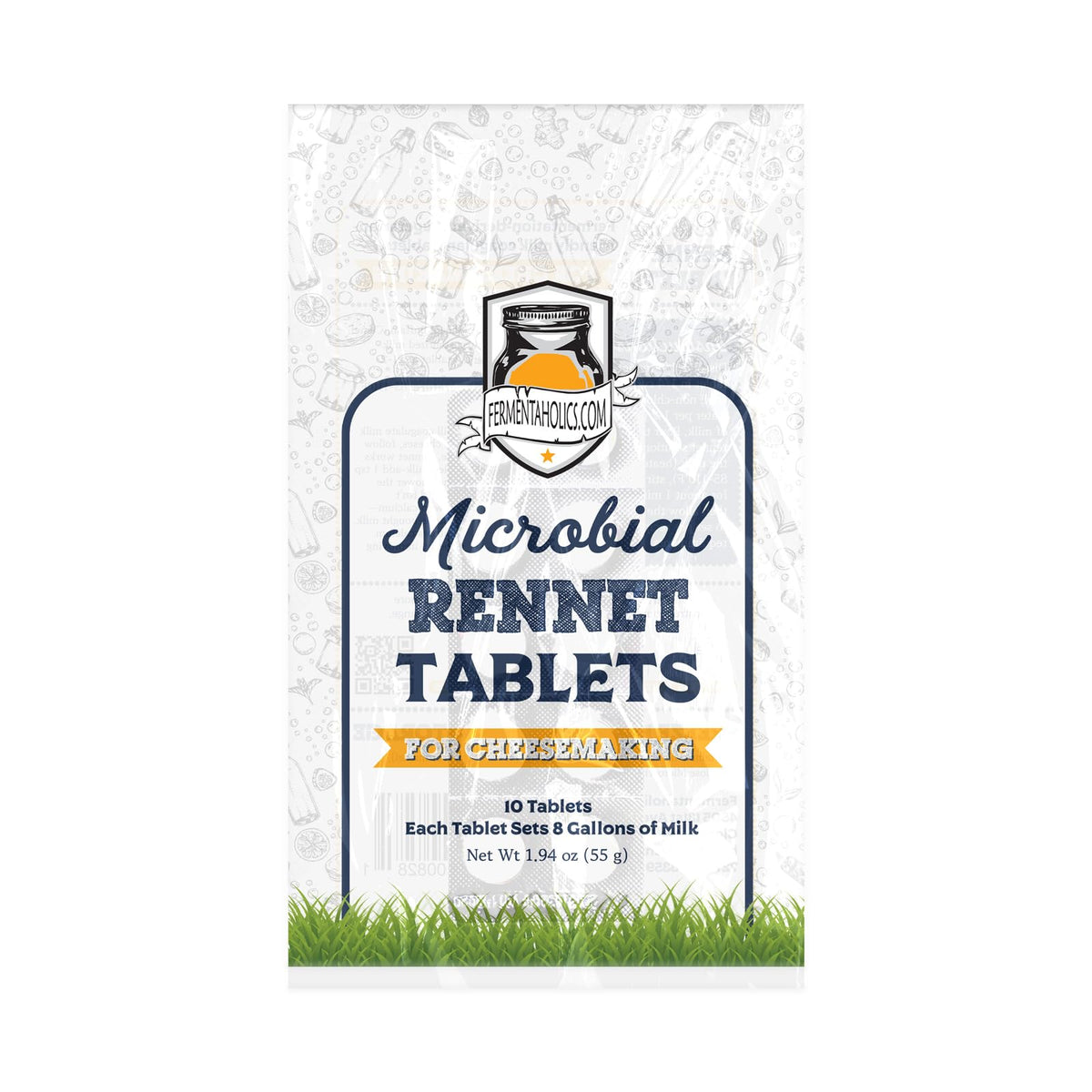 Microbial rennet tablets for cheese making