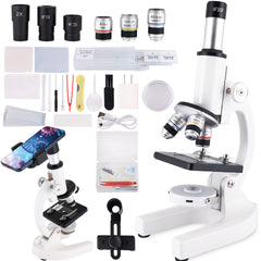 Microscope for Adults & Kids with WF eyepieces and multiple objectives