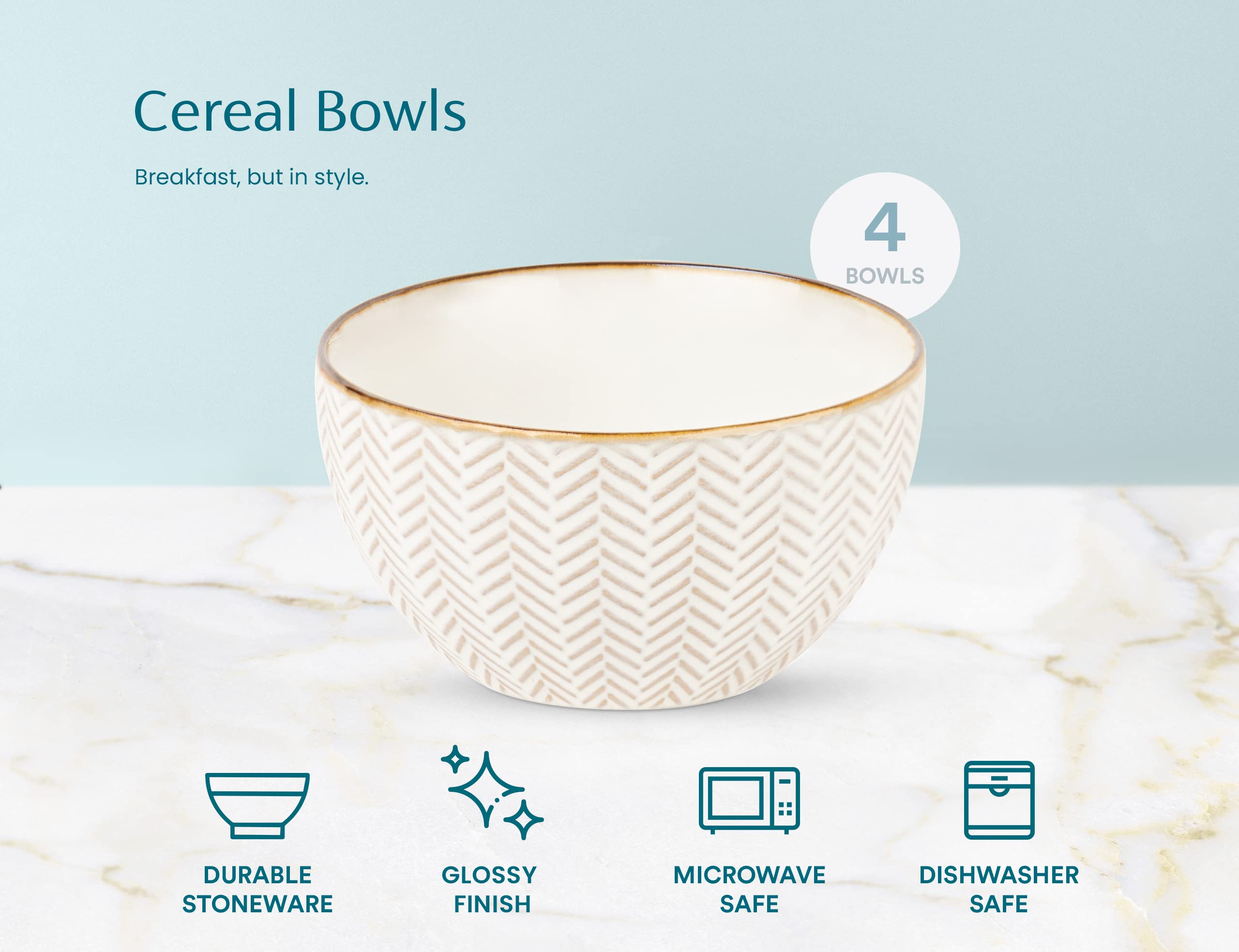 Microwave and dishwasher safe bowls Narbonne Collection