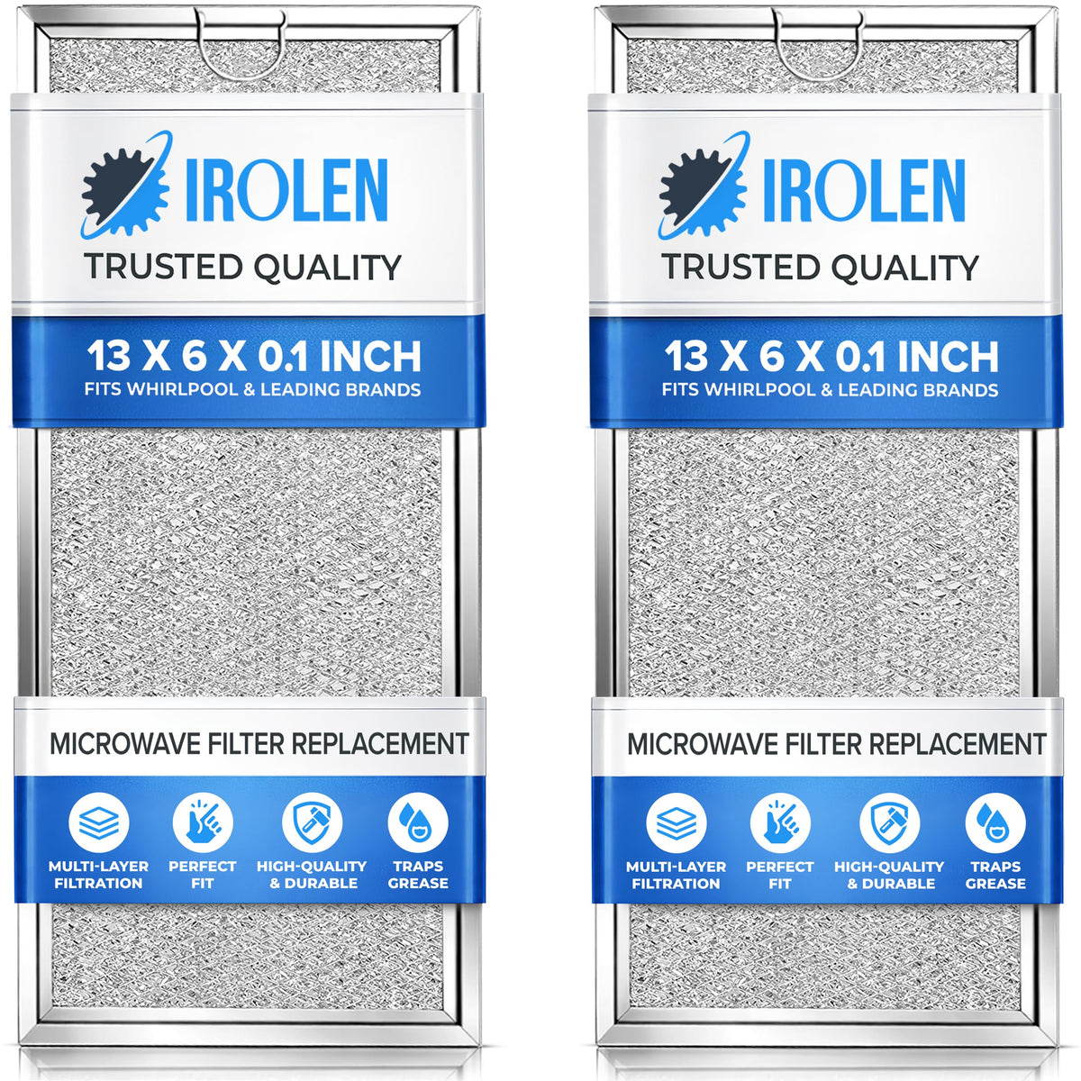 Microwave grease filter compatible with Whirlpool and GE
