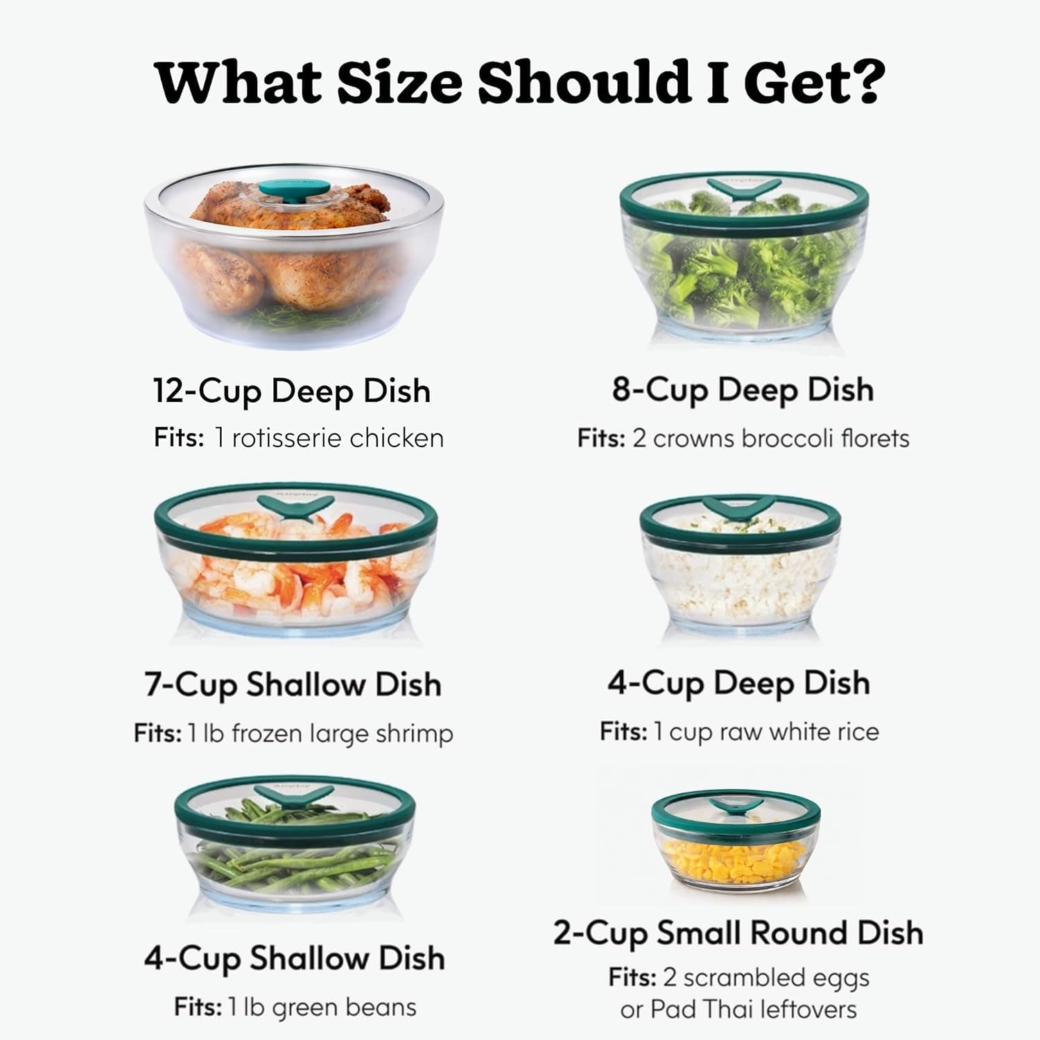 Glass containers safe for microwave oven and freezer