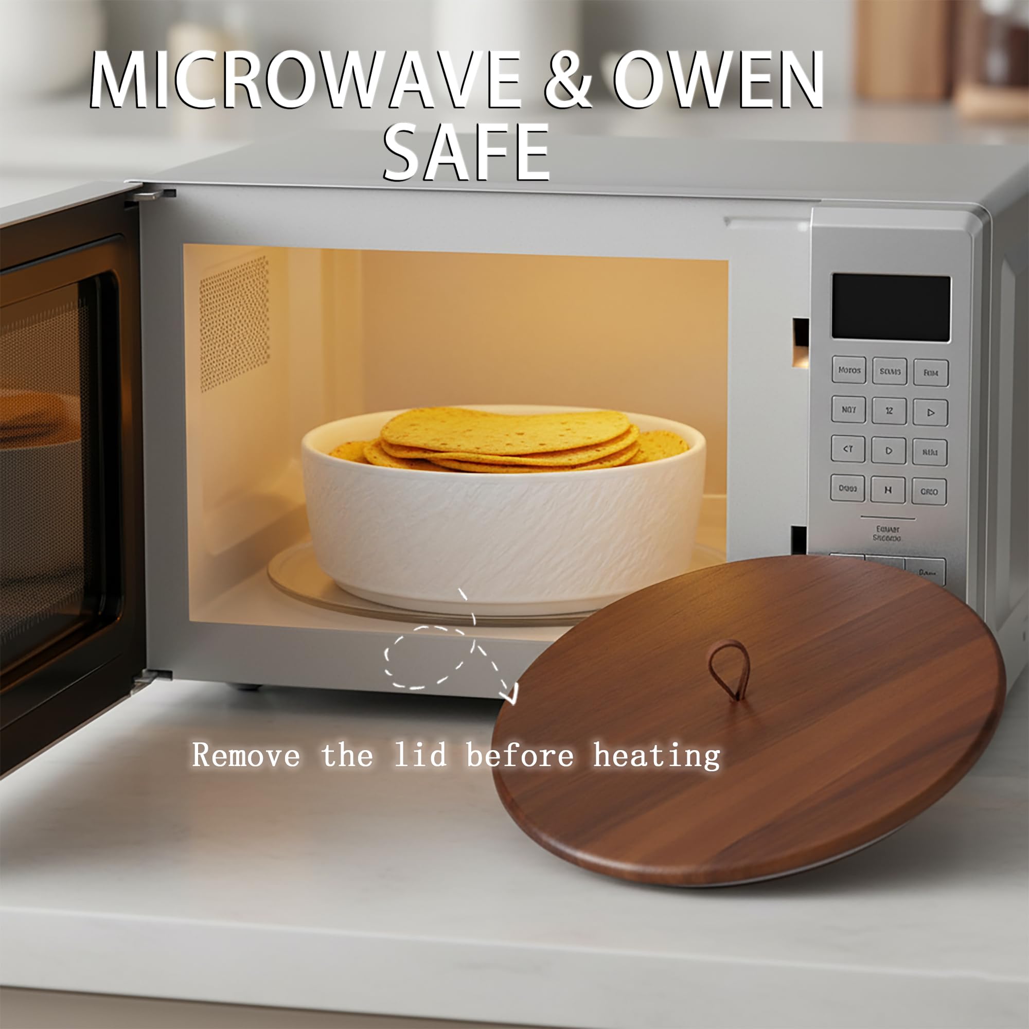 8 inch capacity tortilla warmer for full stack tortillas