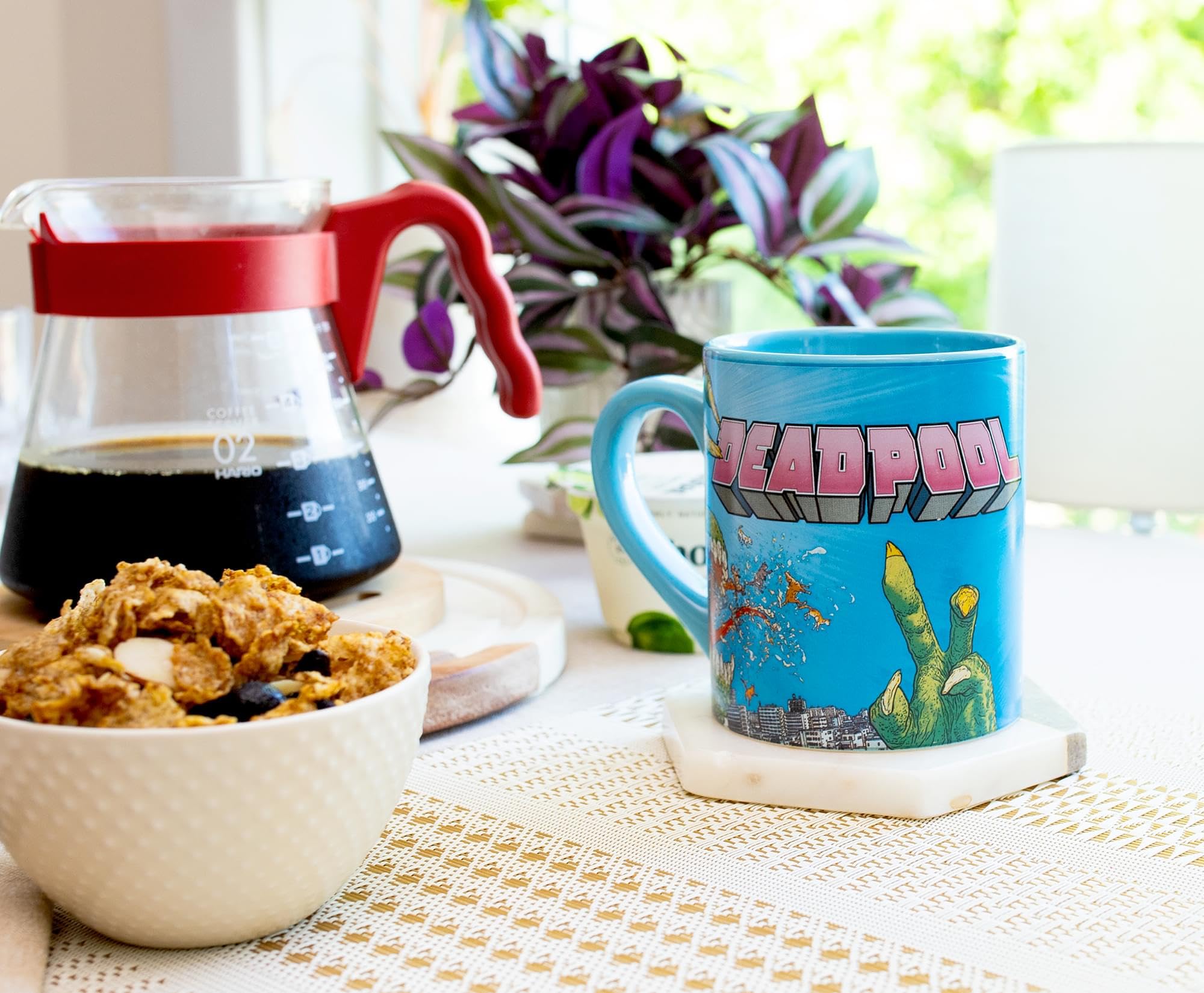 Microwave safe and top-rack dishwasher safe mug