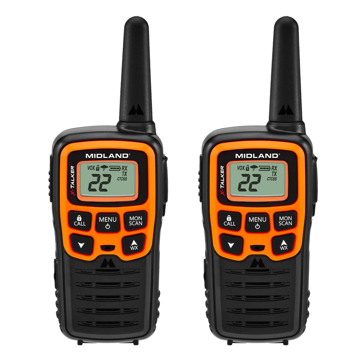 Midland T51VP3 X-Talker FRS Walkie Talkie orange 2-pack