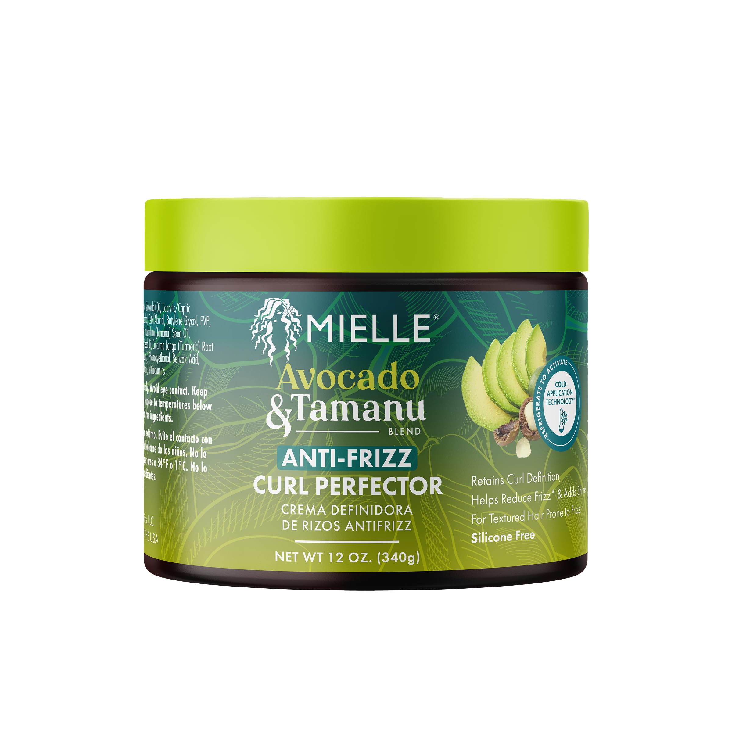 Mielle Organics Avocado Tamanu Curl Cream bottle 12oz front label