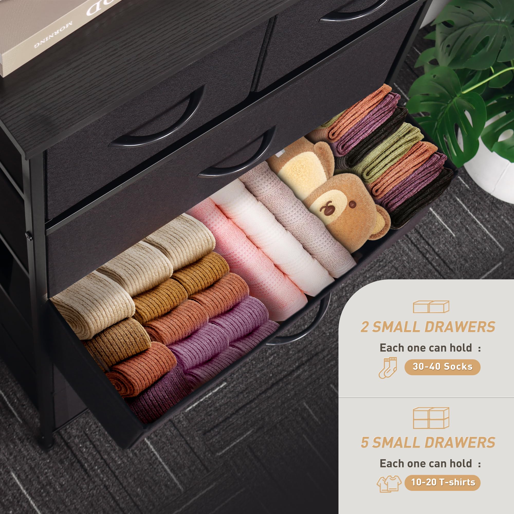 Breathable non-woven fabric drawer material