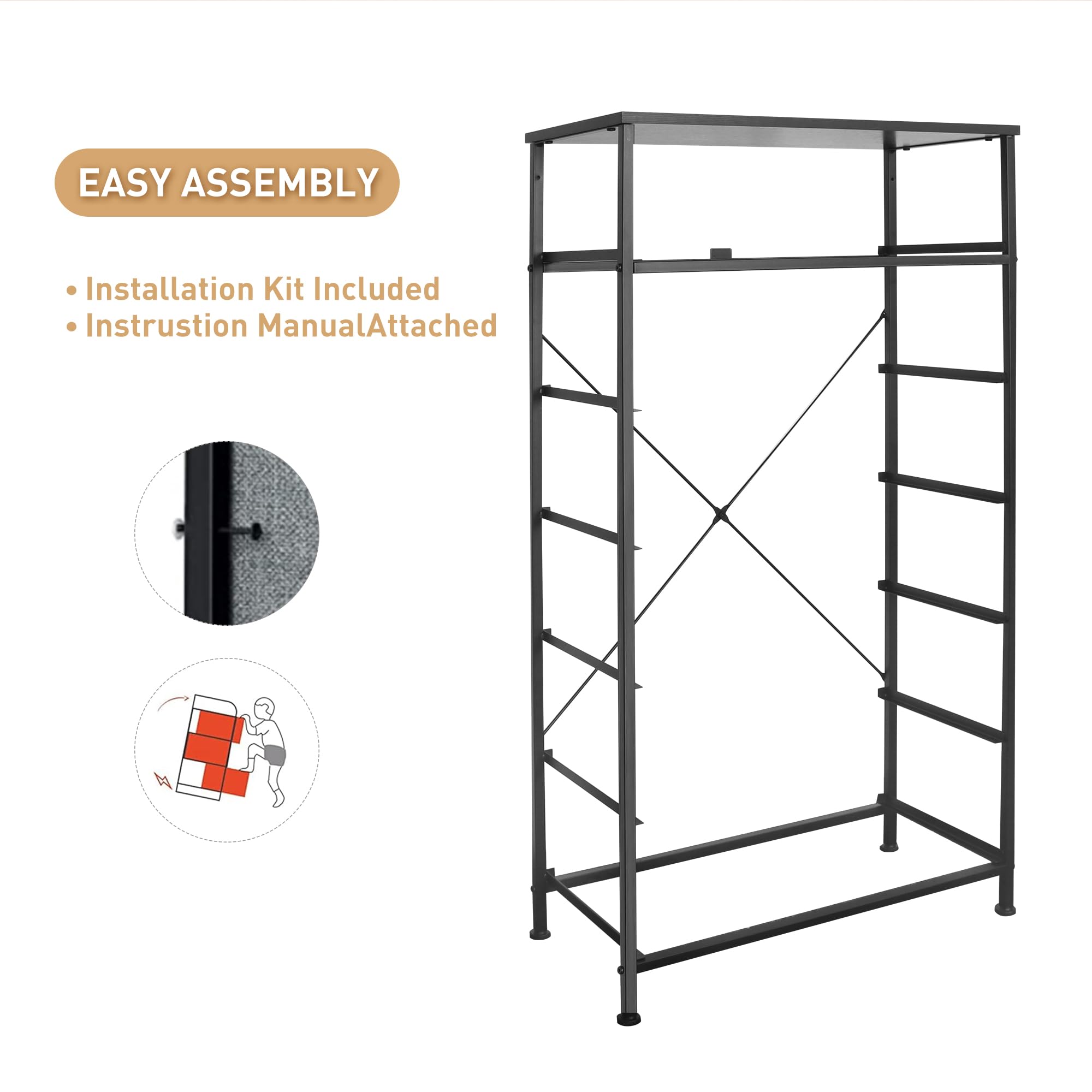 Easy assembly with included tools around 20 minutes