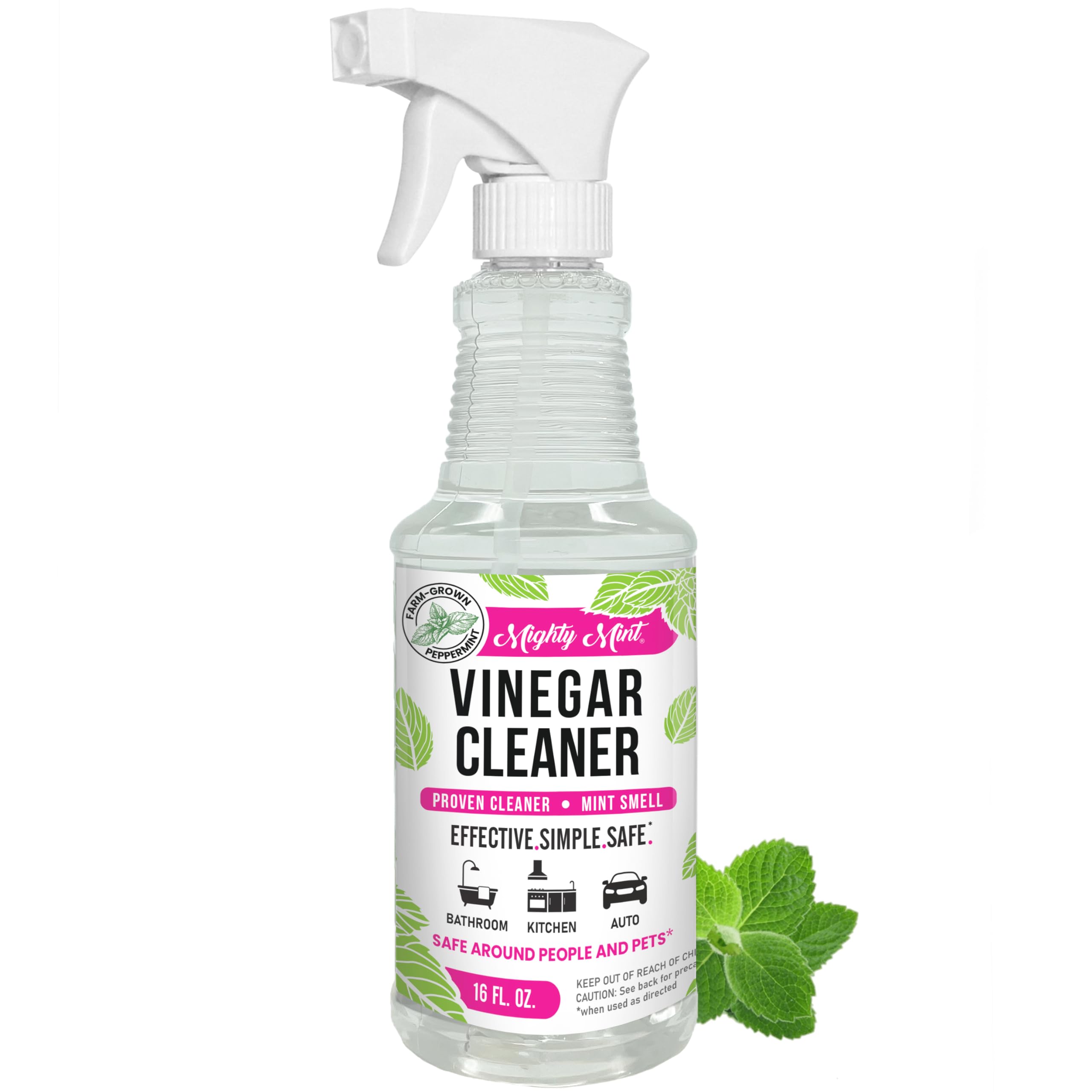 Mighty Mint Vinegar Cleaner bottle