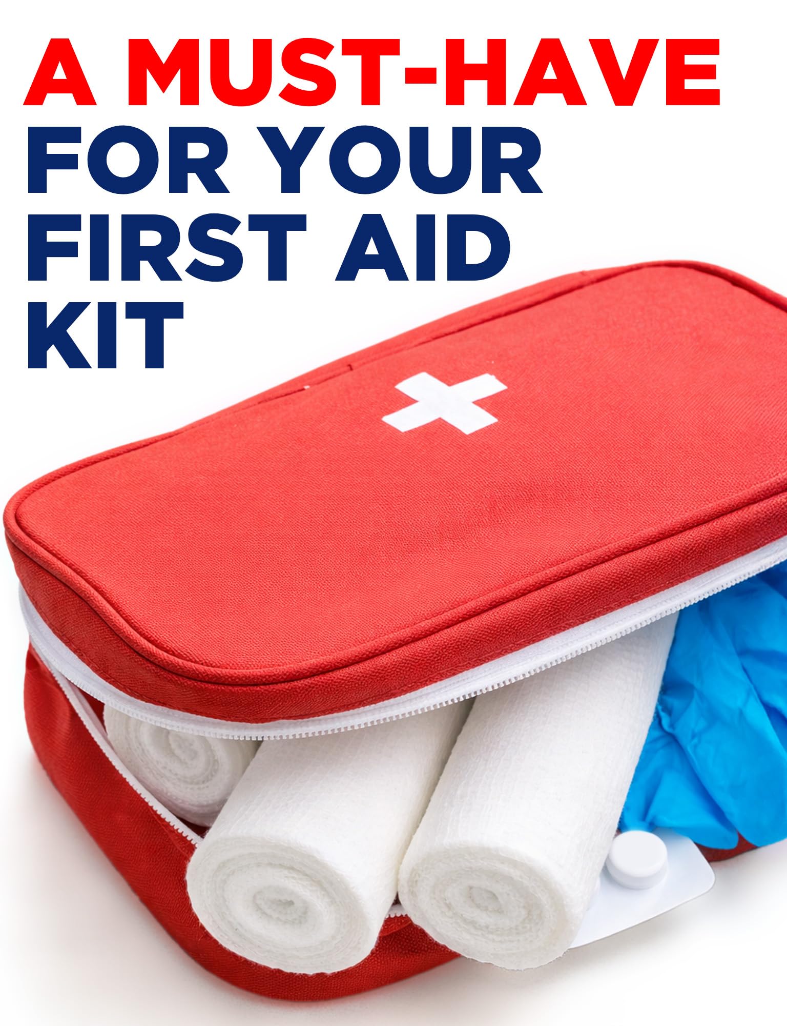 Gauze rolls for arms legs and fingers wound care