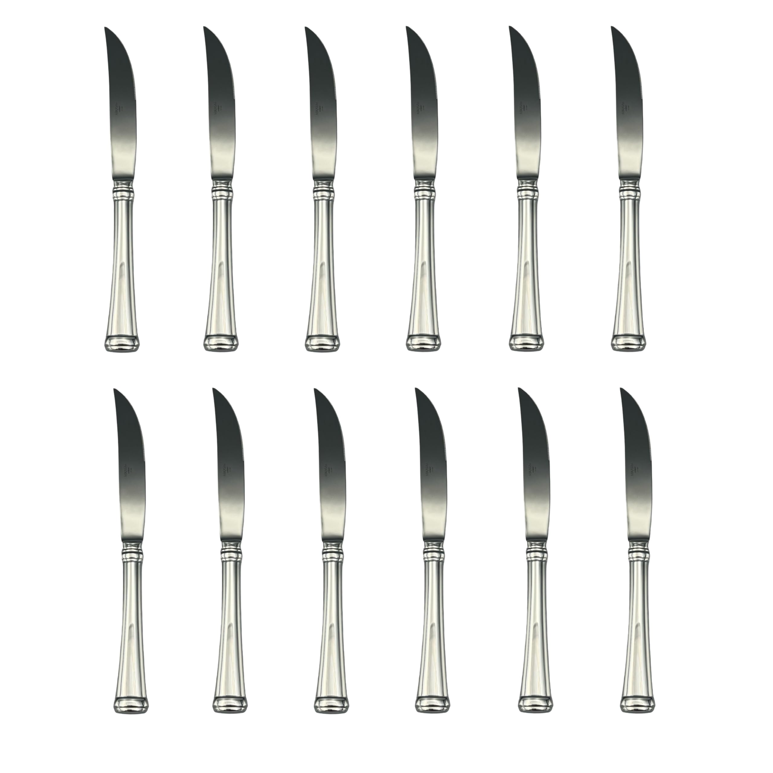 Mikasa Harmony 18/10 stainless steel steak knives 9-1/2 inch set of twelve
