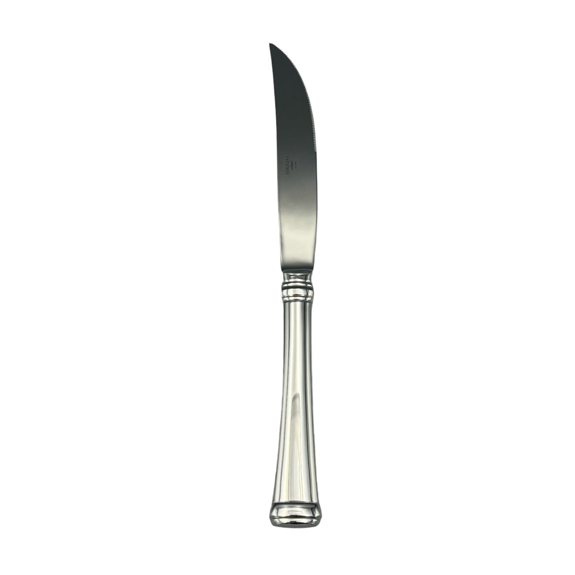 Harmony pattern steak knives by Mikasa glossy finish