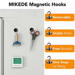 Ni+Cu+Ni coated magnetic hook from MIKEDE 80LBS model