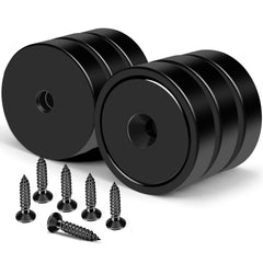 MIKEDE magnetic hooks heavy duty 150lb screw hole