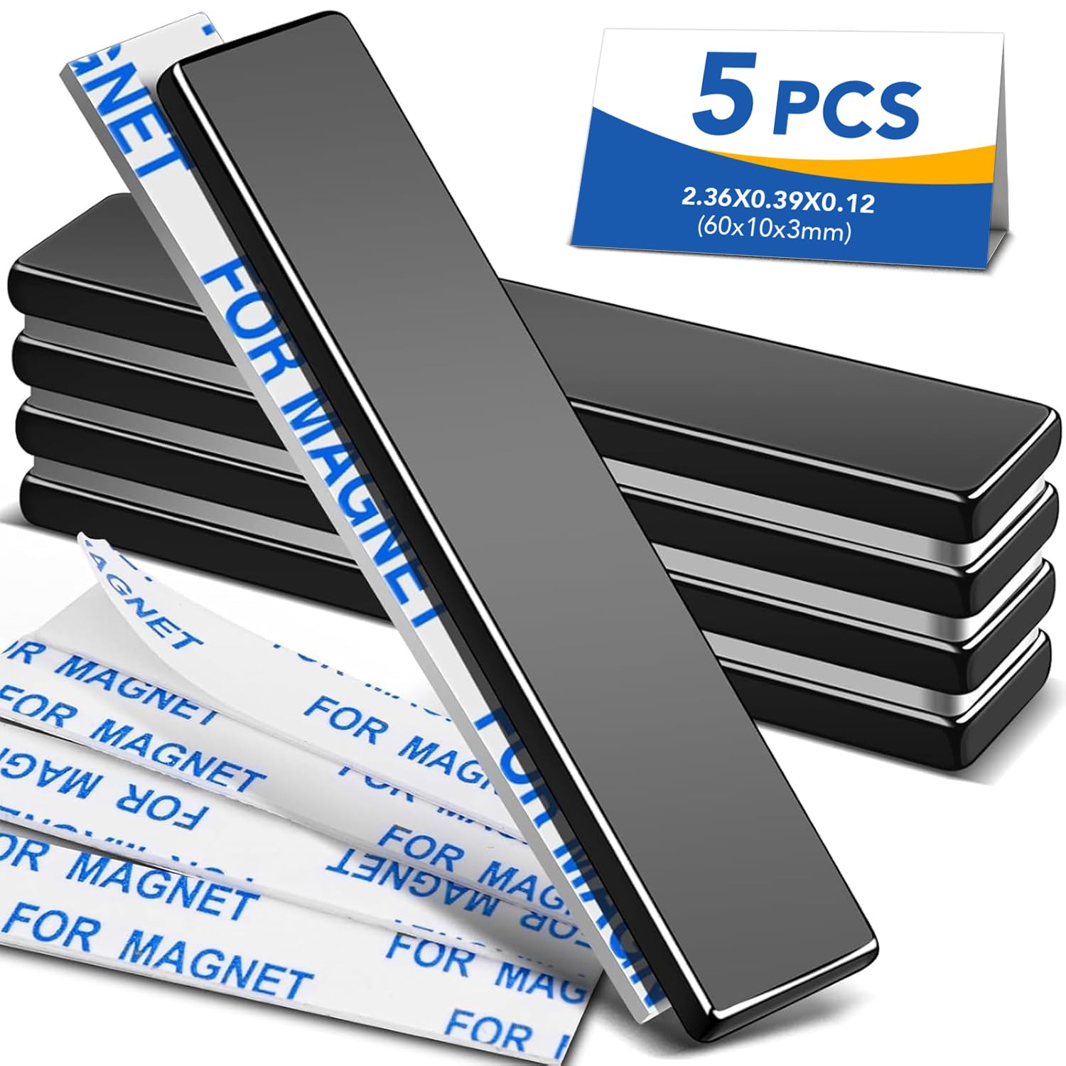 MIKEDE neodymium magnets with adhesive backing