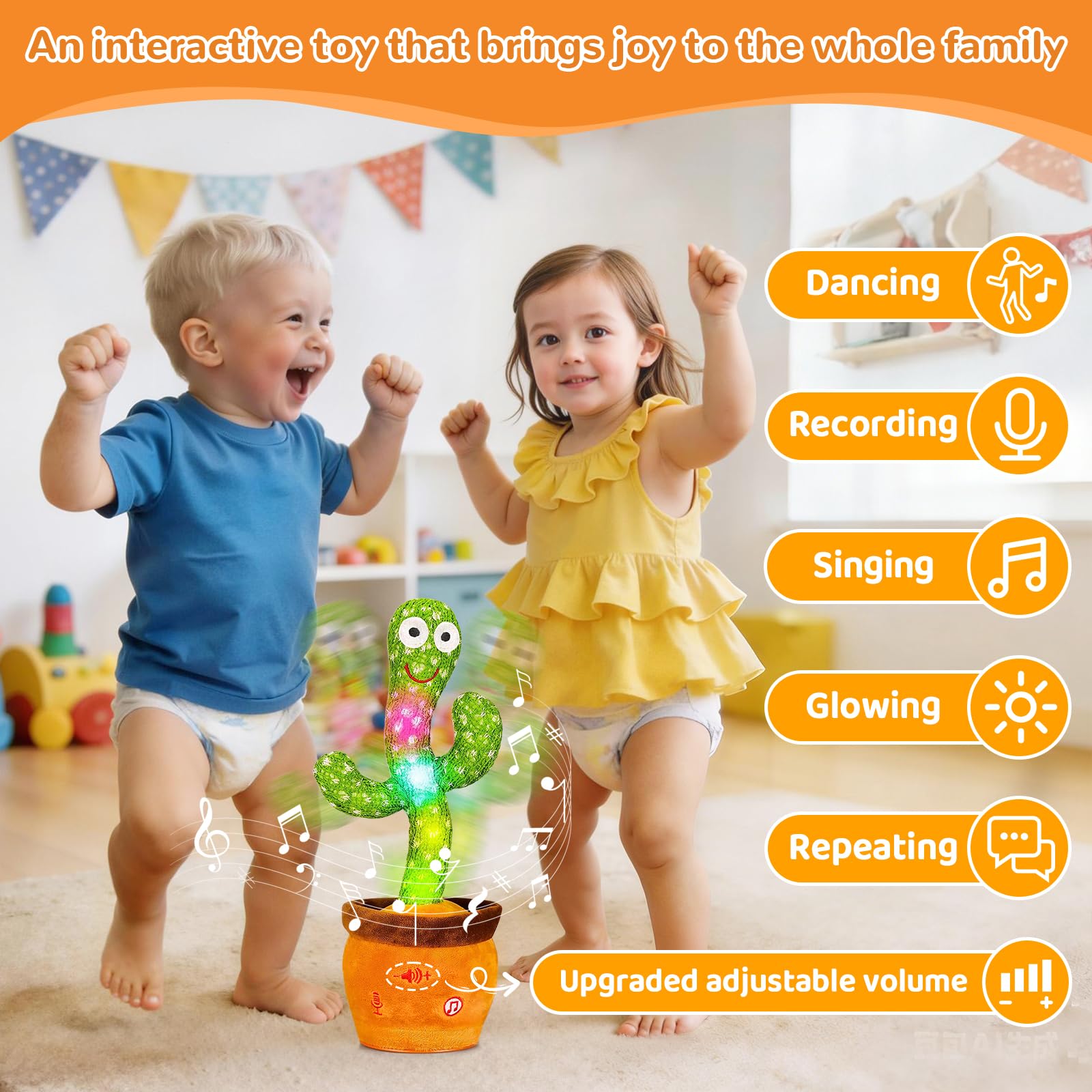 MILEGI adjustable volume control on skeleton toy
