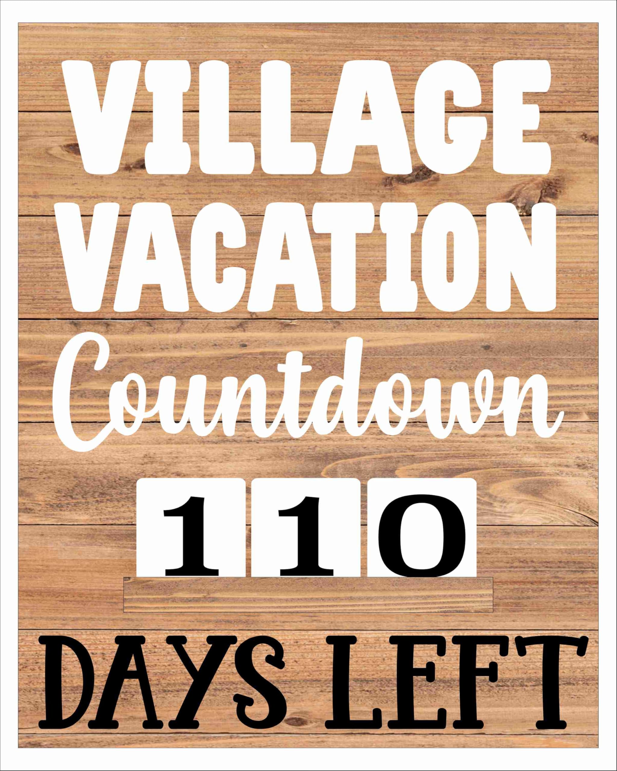 Milestone countdown sign gifted for birthdays or anniversaries