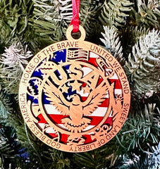 military veteran keepsake gift ornament