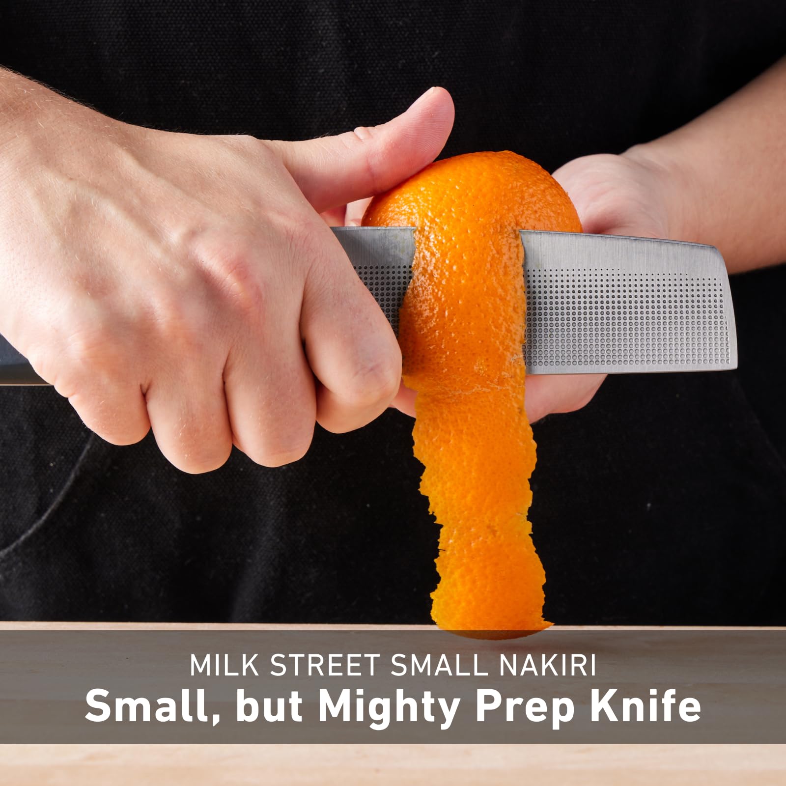 Milk Street Small Nakiri Knife slight curve tip for slicing