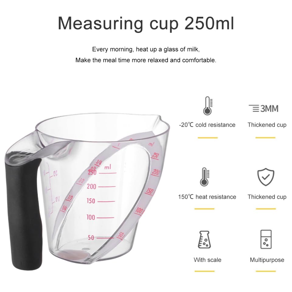 Clear plastic jug for juice and water 250ml