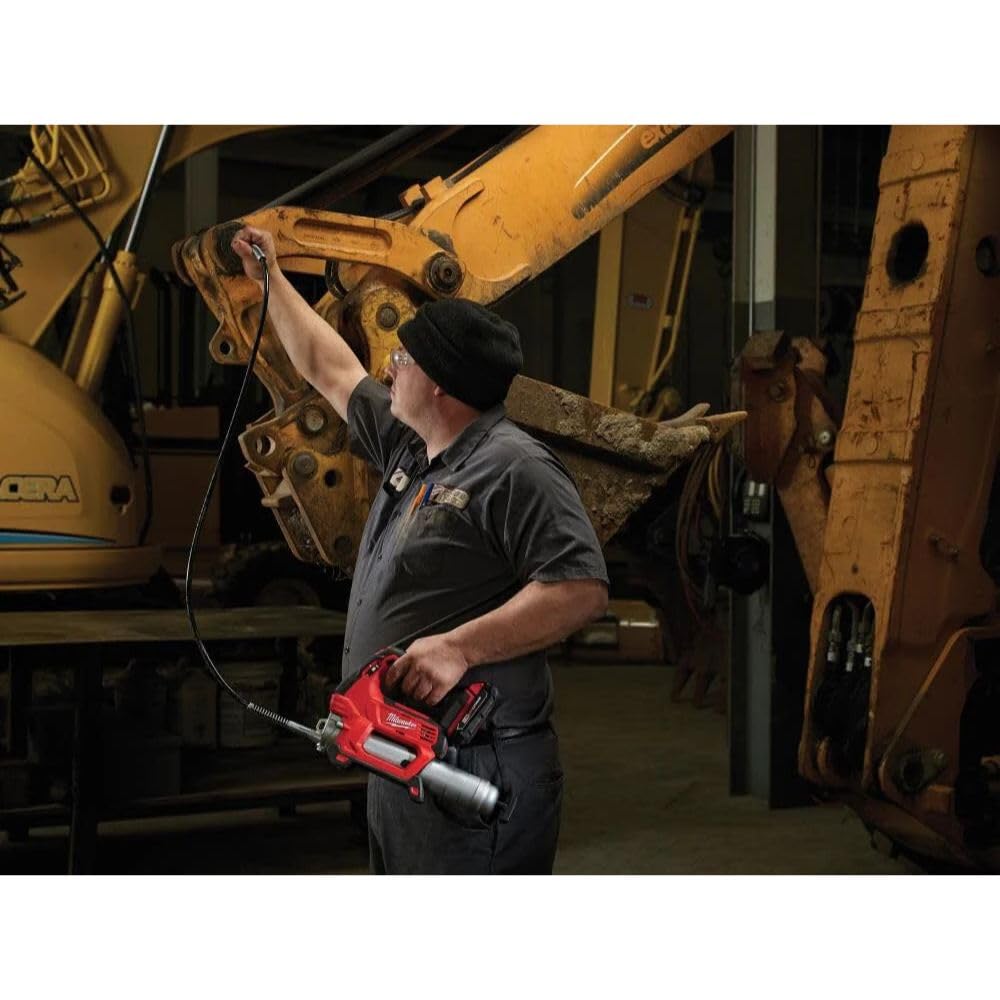Milwaukee grease gun kit full kit layout image