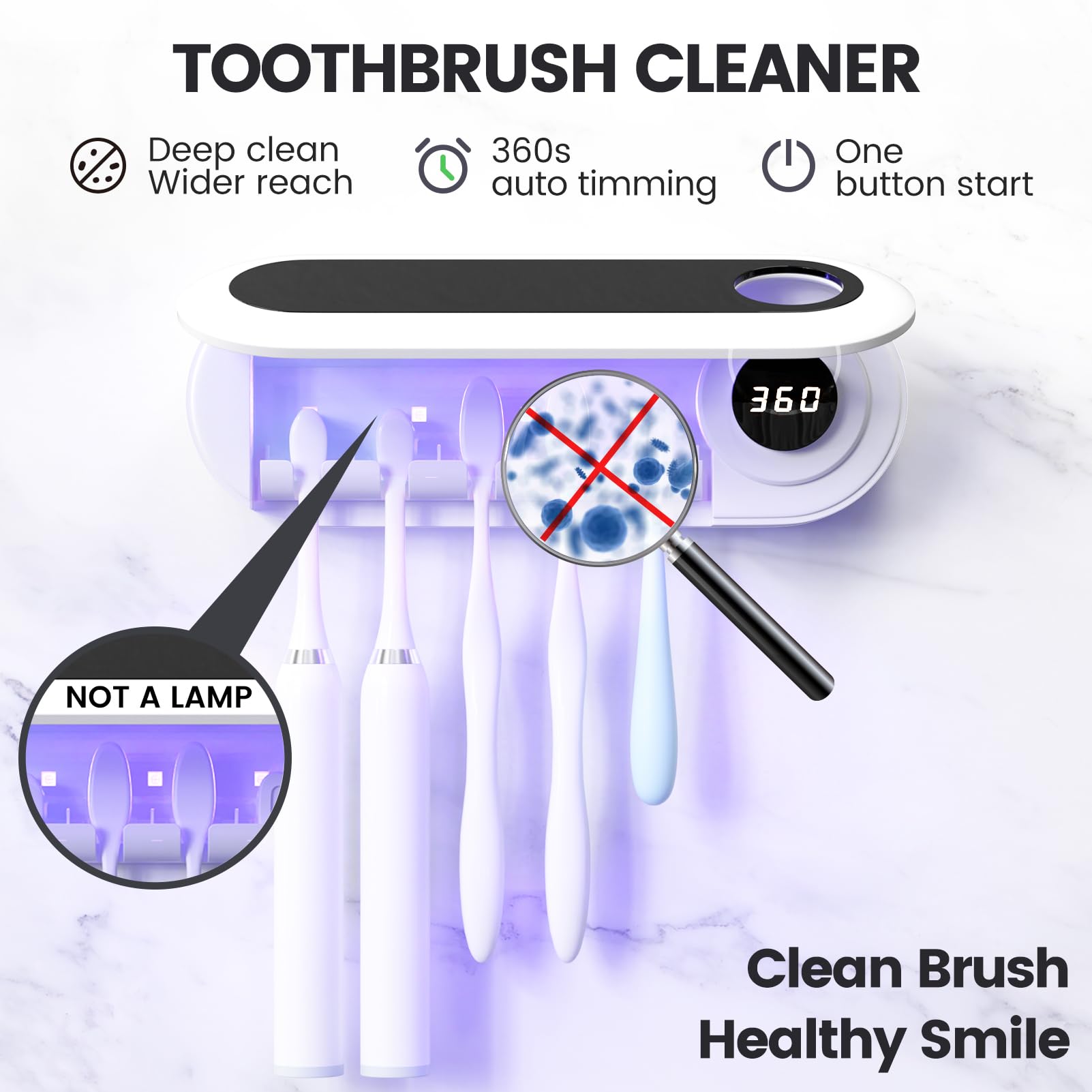 Removable brush slots for easy cleaning
