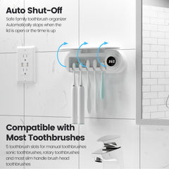 One touch 6 minute cleaning timer countdown display