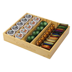 MinBoo bamboo K Cup Holder countertop organizer
