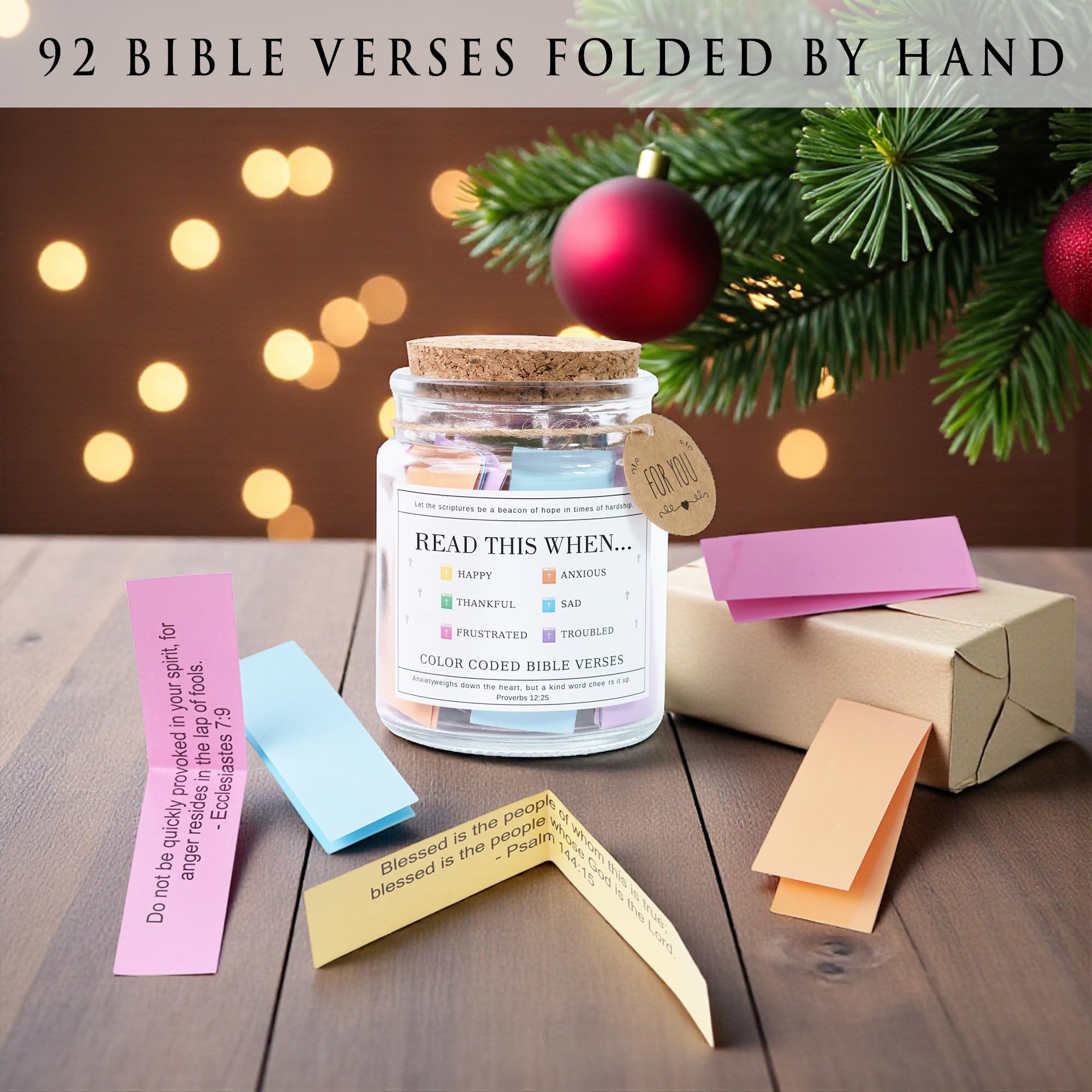 Mindfulness gratitude scripture jar for reflection