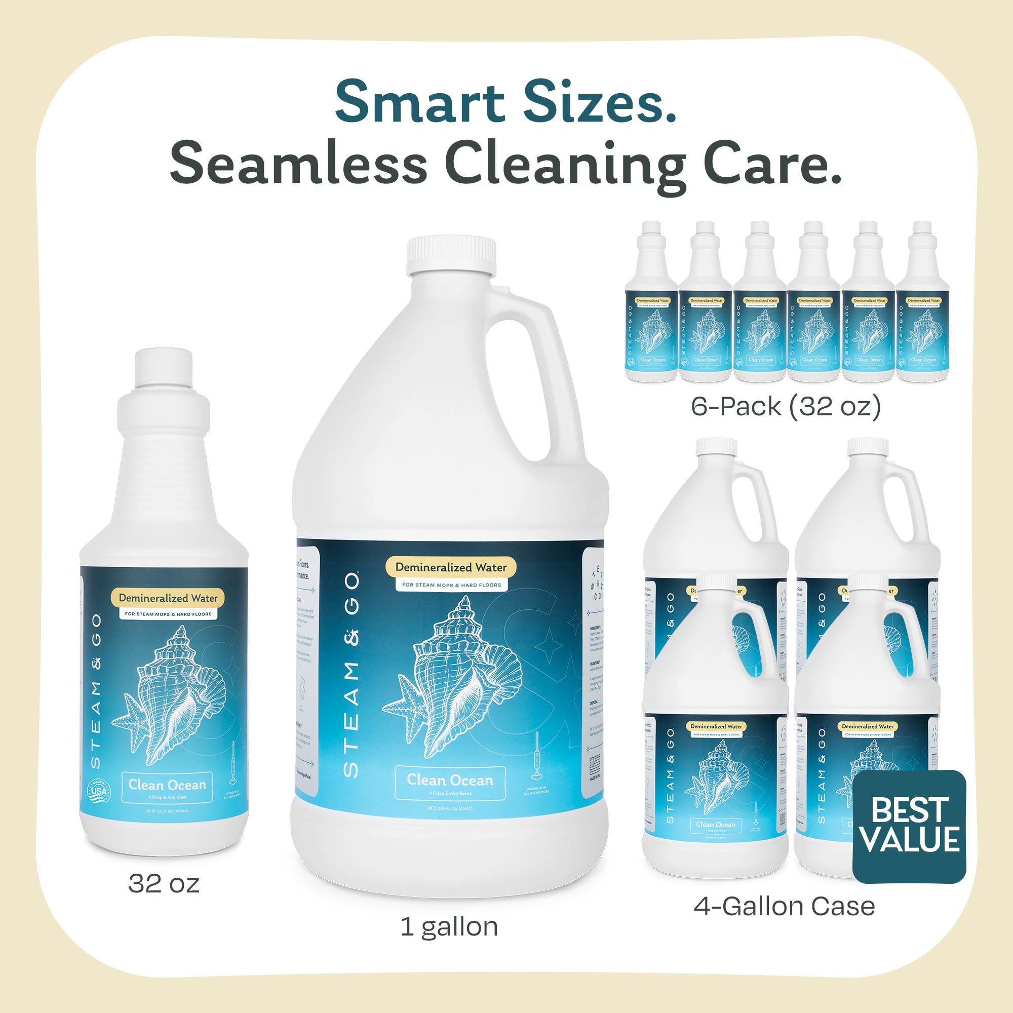 Unscented version available in the same size