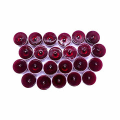 Mineral oil based gel tea lights with Dragons Blood scent