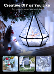 Pure white Minetom fairy lights suitable for bedroom decor