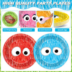 Thick durable paper plate designed for street party use