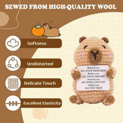 durable wool capybara doll keepsake gift