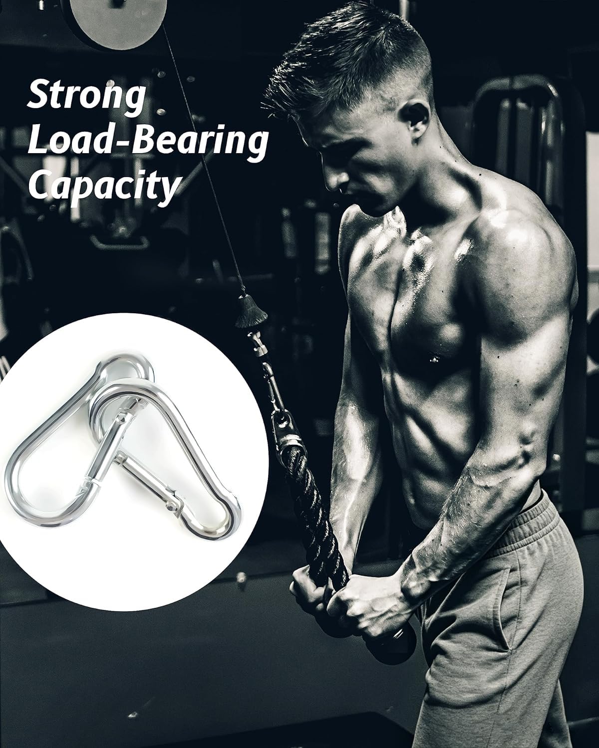 30pcs set of small carabiner clips for outdoor use
