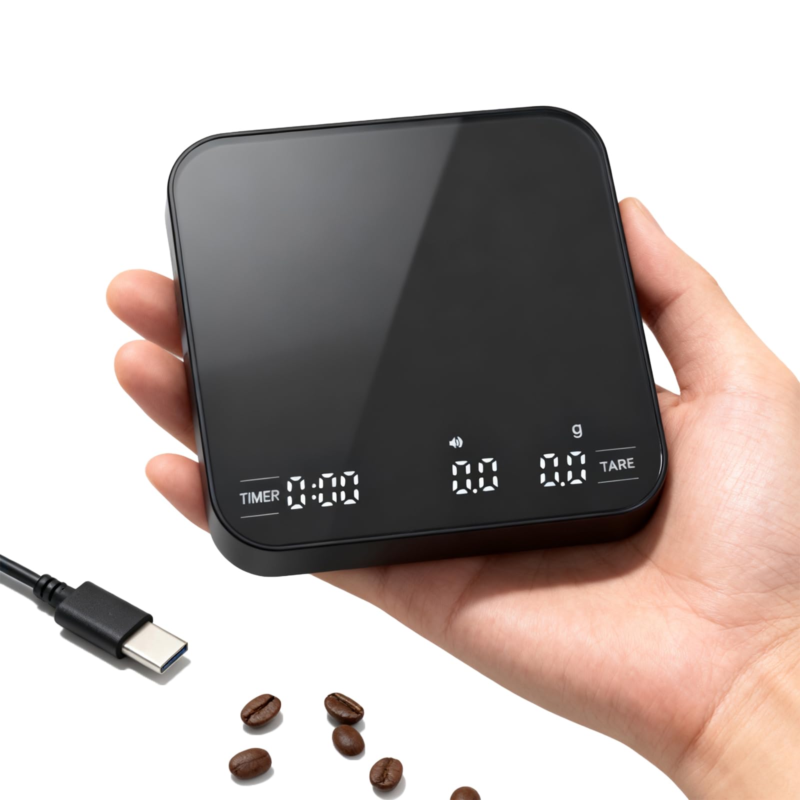 front view of Mini Coffee Scale Digital