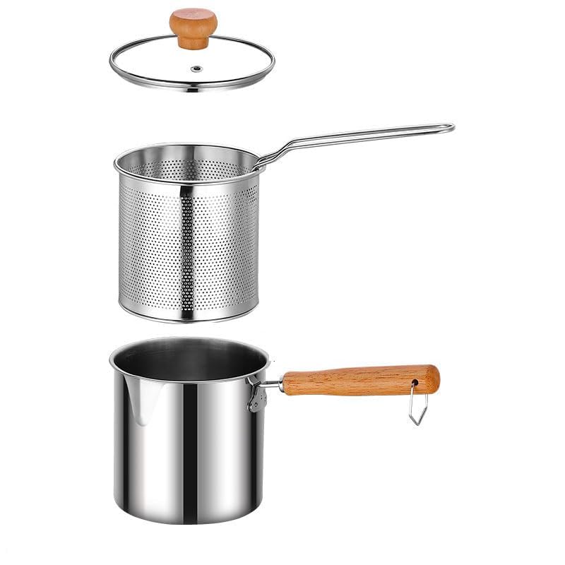 1.3-quart mini fryer pot ideal for 1-2 people