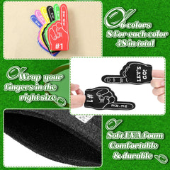 Foam finger size 2.36 x 5.51 inches for cheering
