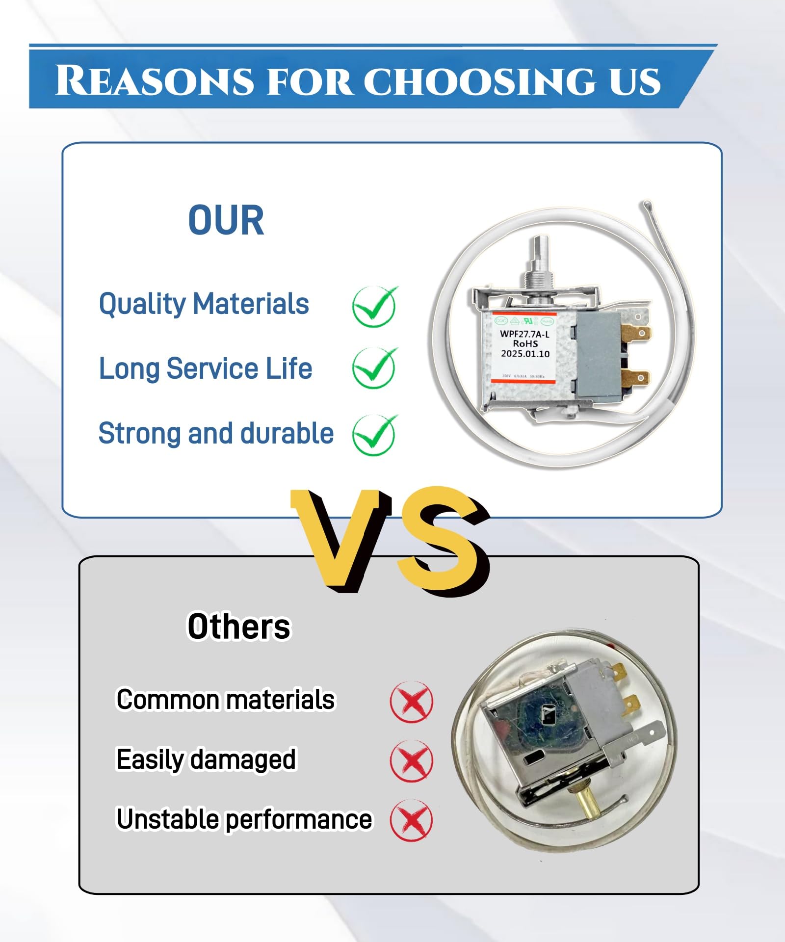 Mini fridge thermostat installation ready