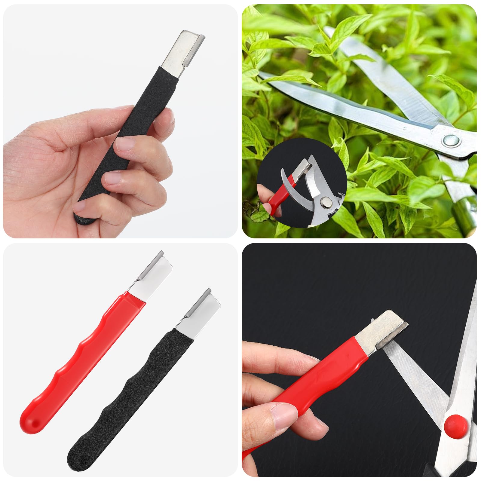 Mini garden tool sharpener 12.2 cm long with 1.5 cm width