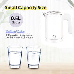 Mini hot water boiler 0.5L for office or camping