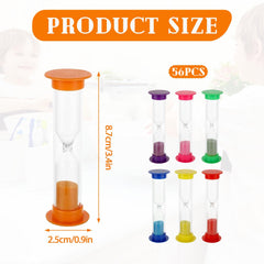 mini hourglass acrylic sand timer 1x3.43 inch size