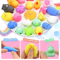 Mini kawaii animal squishies cat panda unicorn