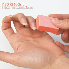Compact nail buffers 1.5 x 1 inch for on the go use