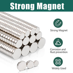 5x1mm Neodymium Disc Magnets 100pcs for whiteboards fridge