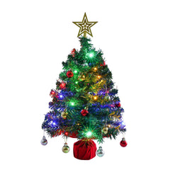 Mini Tabletop Christmas Tree 24 inch height with 30 LED lights