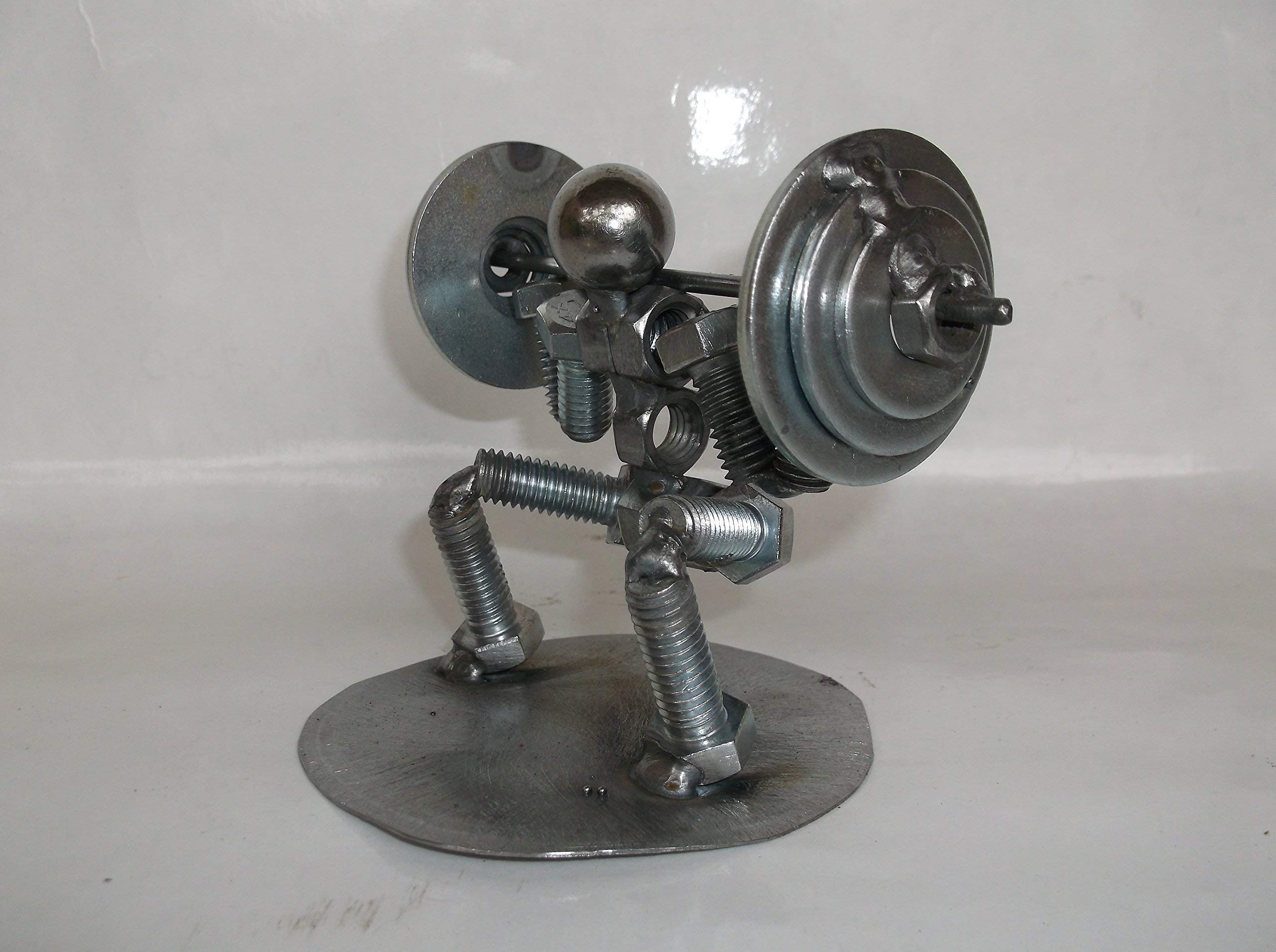 Handmade in the USA recycled metal figurine